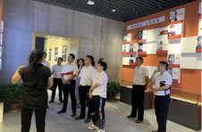 中建三局一公司金茂事业部参观新登战役纪念馆